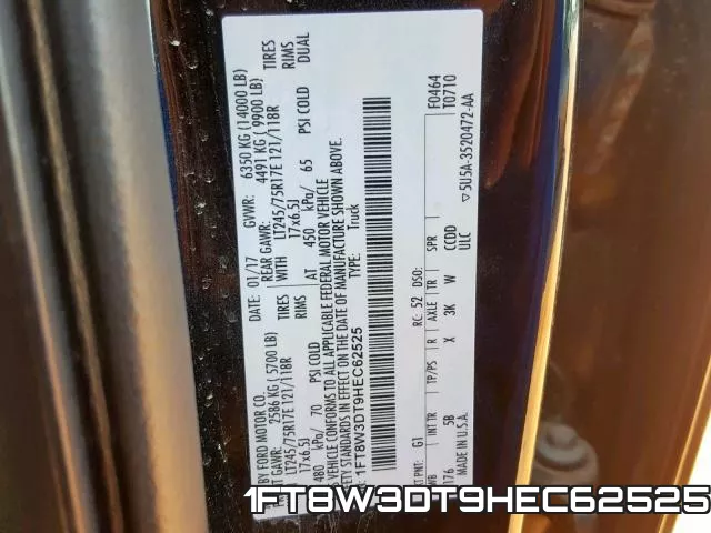 1FT8W3DT9HEC62525 фото 2