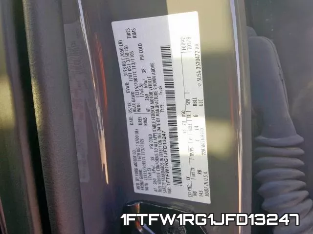 1FTFW1RG1JFD13247 фото 2