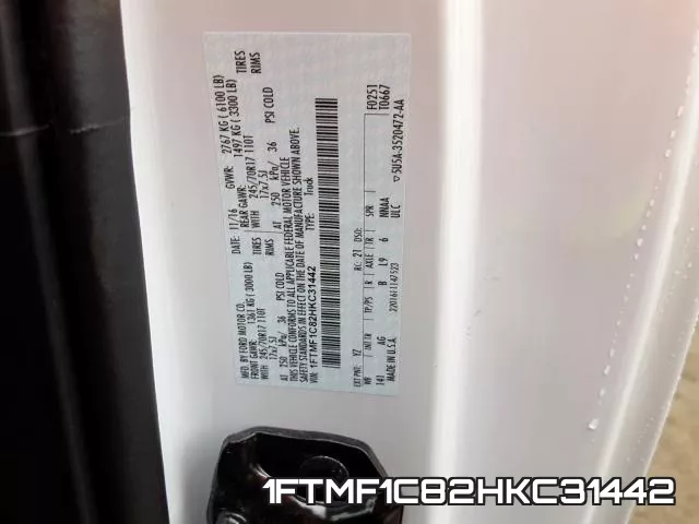 1FTMF1C82HKC31442 фото 2