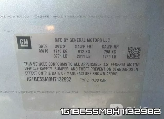 1G1BC5SM8H7132982 фото 10
