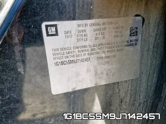 1G1BC5SM9J7142457 фото 2