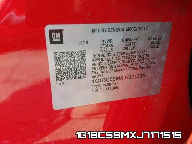 1G1BC5SMXJ7171515 фото 2