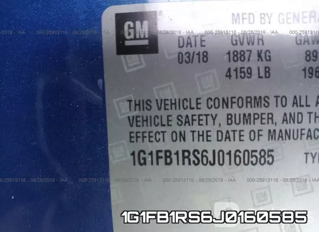 1G1FB1RS6J0160585 фото 10
