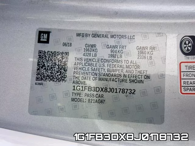 1G1FB3DX8J0178732 фото 2