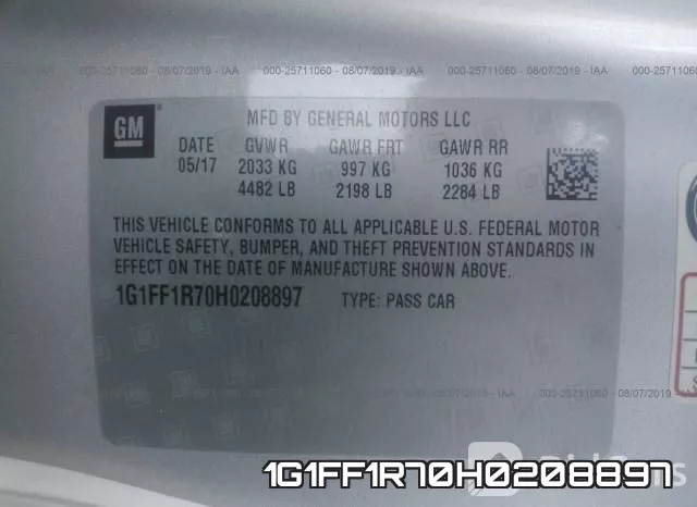 1G1FF1R70H0208897 фото 10