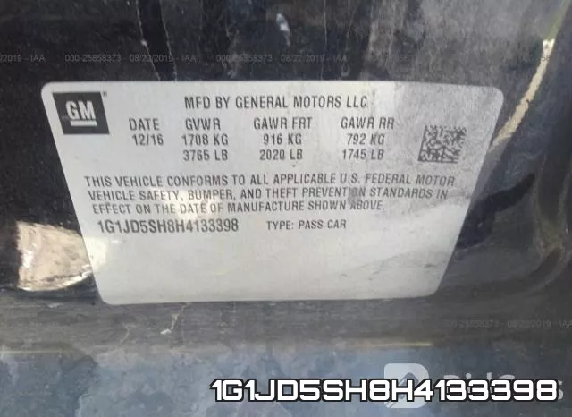 1G1JD5SH8H4133398 фото 10