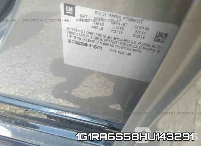 1G1RA6S58HU143291 фото 10