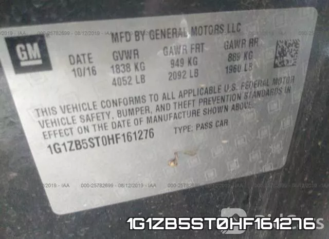 1G1ZB5ST0HF161276 фото 9