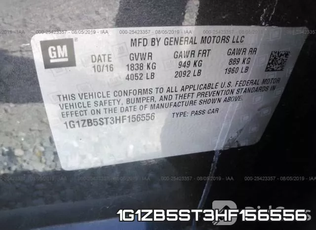 1G1ZB5ST3HF156556 фото 10