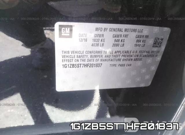 1G1ZB5ST7HF201837 фото 9