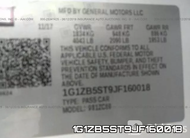 1G1ZB5ST9JF160018 фото 10