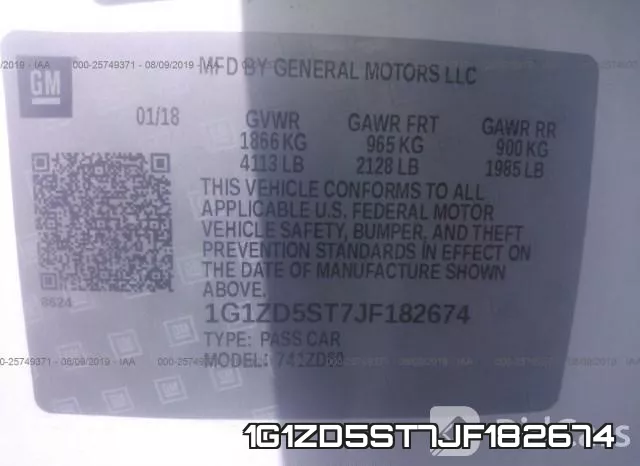 1G1ZD5ST7JF182674 фото 10