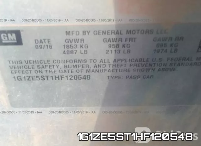 1G1ZE5ST1HF120548 фото 10