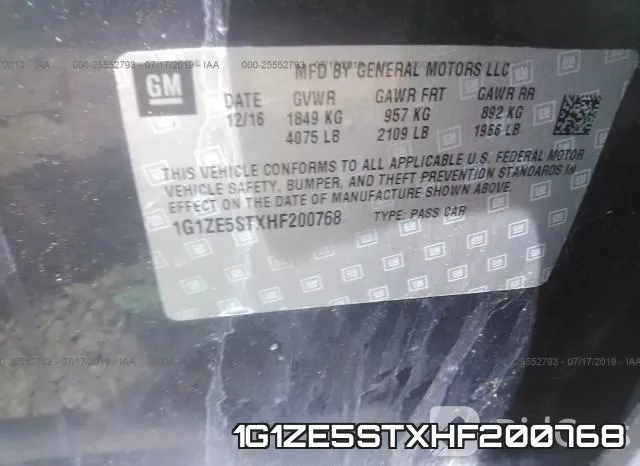 1G1ZE5STXHF200768 фото 10