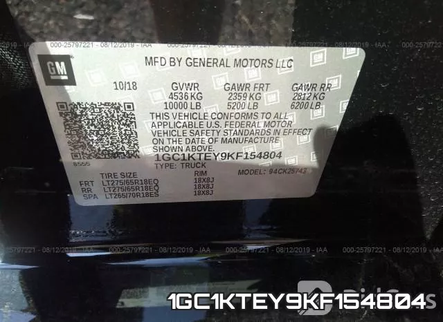 1GC1KTEY9KF154804 фото 10