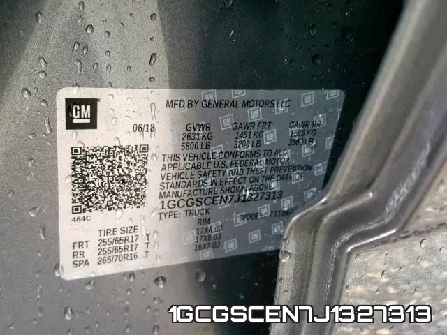 1GCGSCEN7J1327313 фото 2
