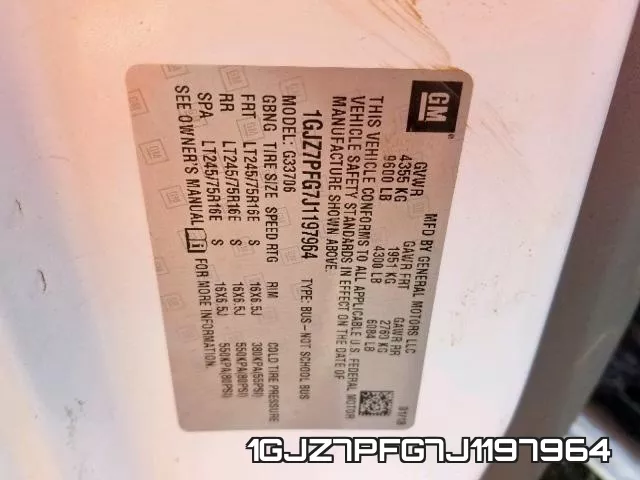 1GJZ7PFG7J1197964 фото 2