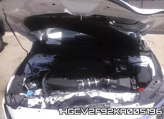 1HGCV2F92KA005196 фото 2