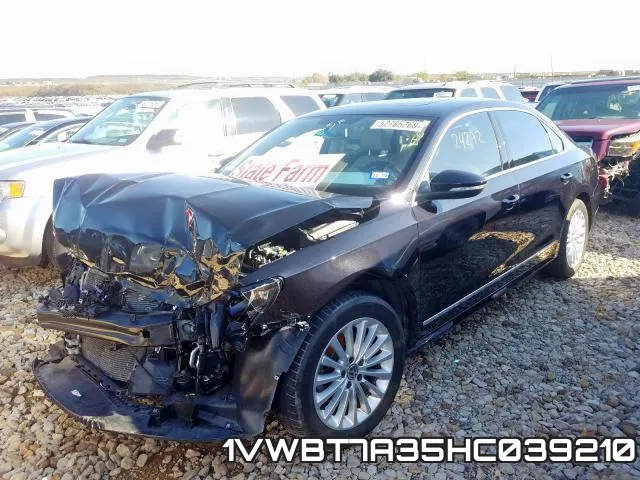 1VWBT7A35HC039210 фото 3