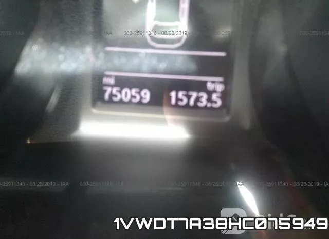 1VWDT7A38HC075949 фото 8