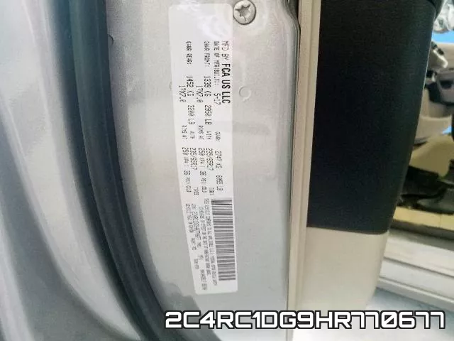 2C4RC1DG9HR770677 фото 2