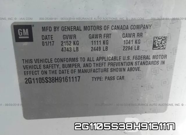 2G1105S38H9161117 фото 10
