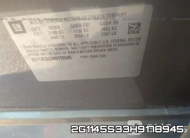 2G1145S33H9178945 фото 10