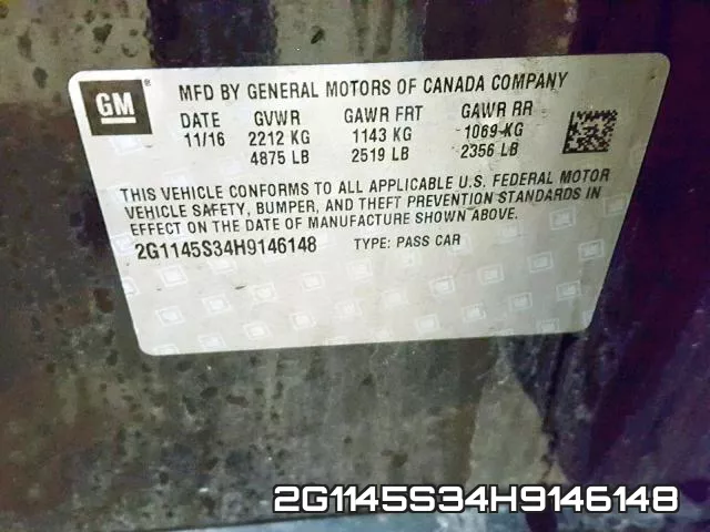 2G1145S34H9146148 фото 2