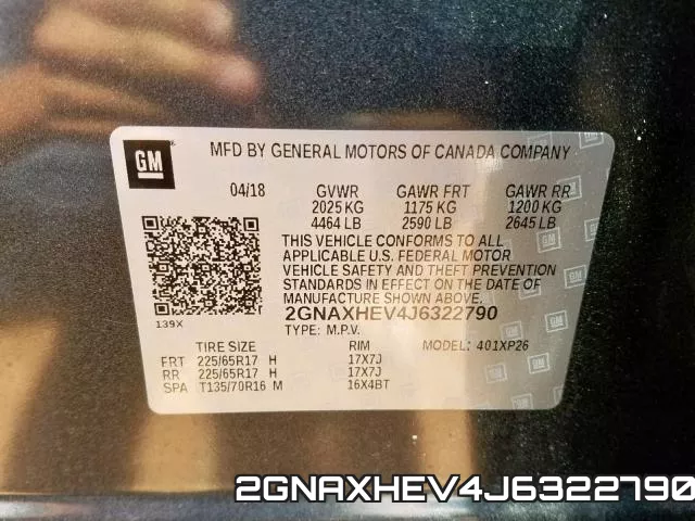 2GNAXHEV4J6322790 фото 2