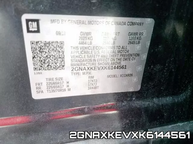 2GNAXKEVXK6144561 фото 2