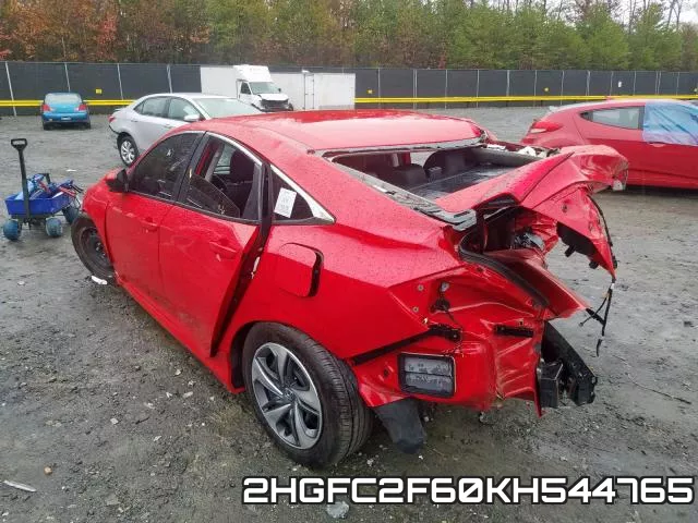 2HGFC2F60KH544765 фото 4