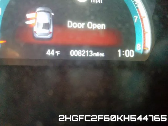 2HGFC2F60KH544765 фото 9