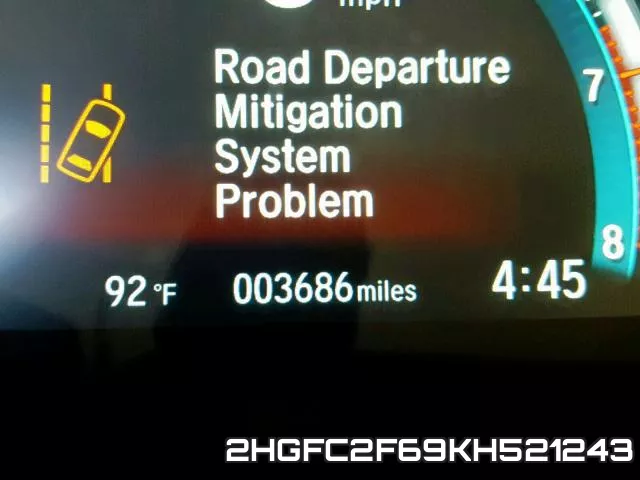 2HGFC2F69KH521243 фото 9