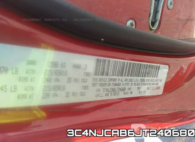 3C4NJCAB6JT240680 фото 10