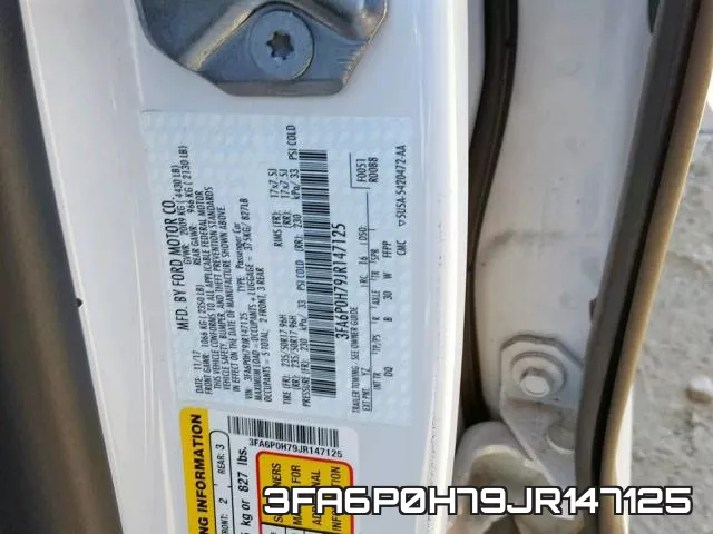 3FA6P0H79JR147125 фото 2