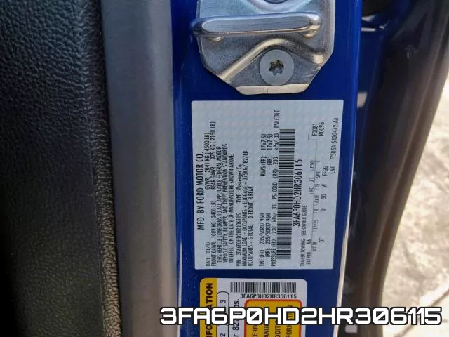 3FA6P0HD2HR306115 фото 2