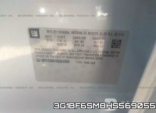 3G1BF6SM8HS569055 фото 10