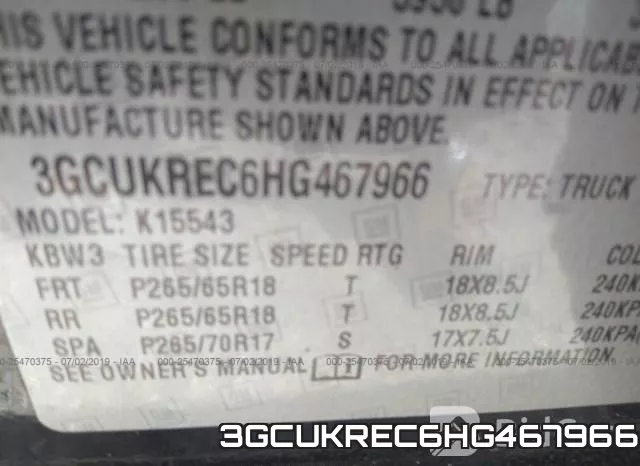 3GCUKREC6HG467966 фото 9
