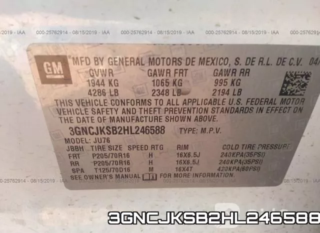 3GNCJKSB2HL246588 фото 10