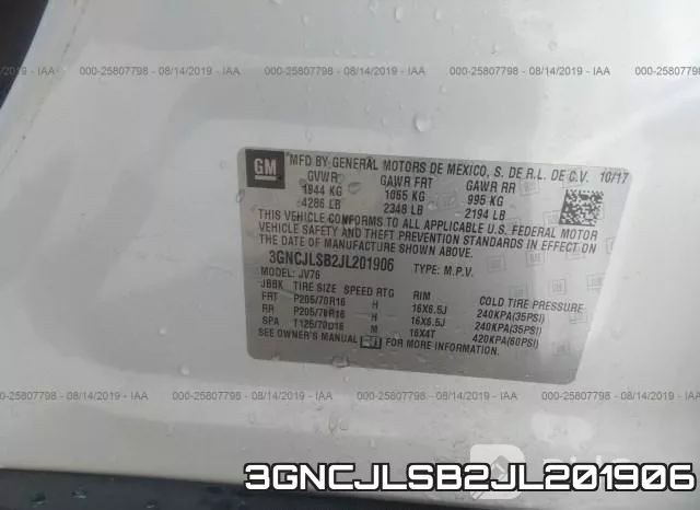 3GNCJLSB2JL201906 фото 10