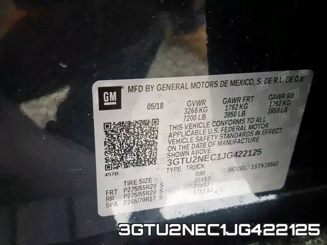 3GTU2NEC1JG422125 фото 2