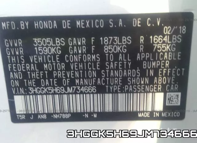 3HGGK5H69JM734666 фото 10