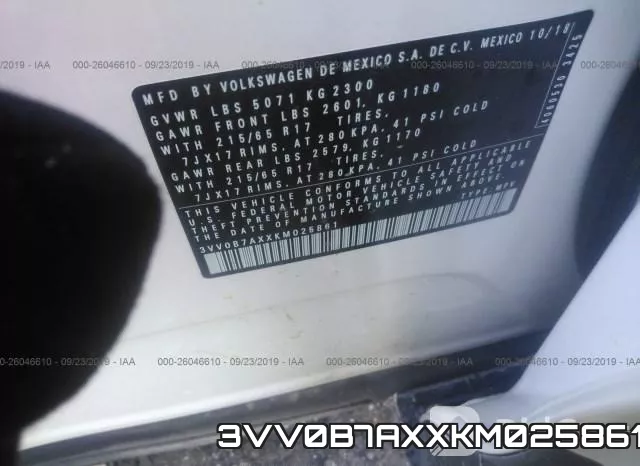 3VV0B7AXXKM025861 фото 10