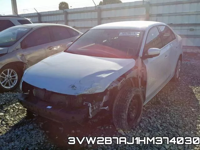 3VW2B7AJ1HM374030 фото 2