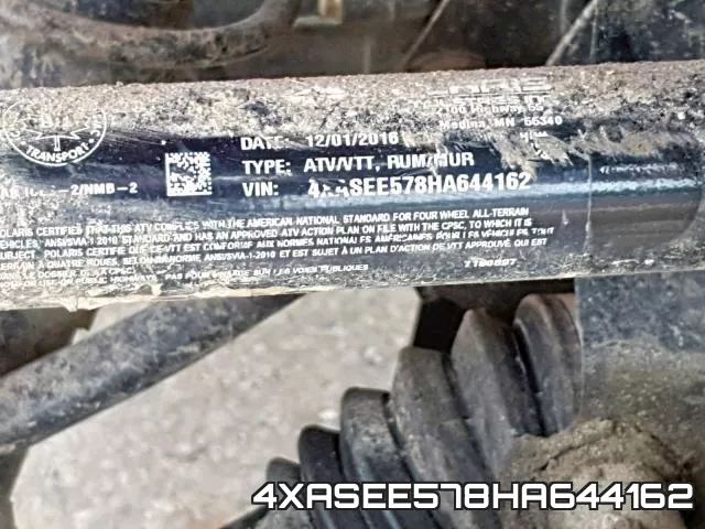 4XASEE578HA644162 фото 2