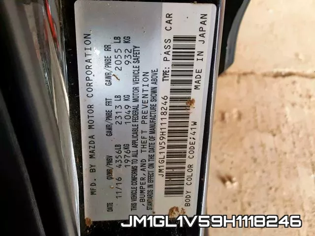 JM1GL1V59H1118246 фото 2
