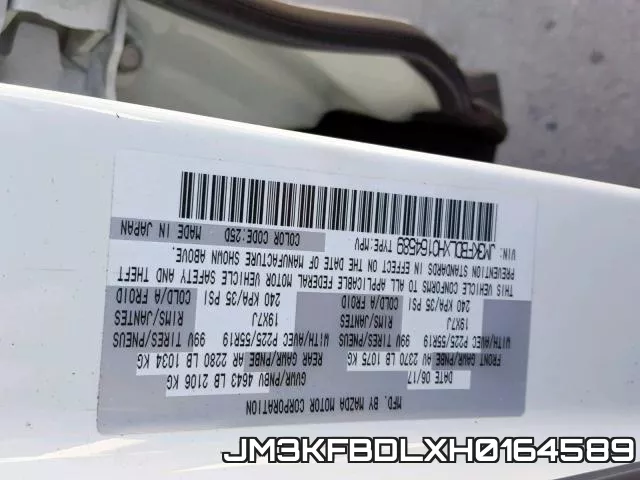 JM3KFBDLXH0164589 фото 2
