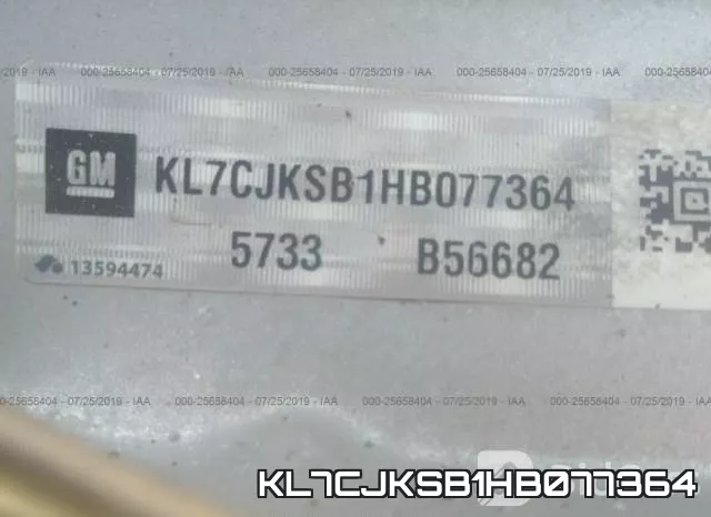 KL7CJKSB1HB077364 фото 10