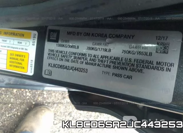 KL8CD6SA2JC443253 фото 10
