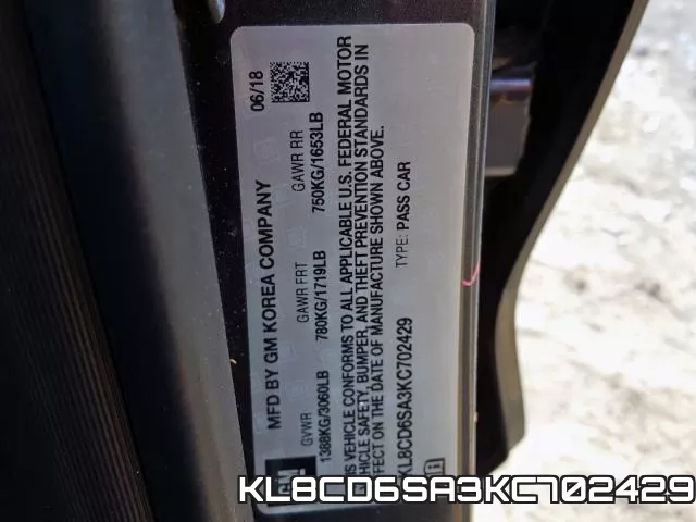 KL8CD6SA3KC702429 фото 2